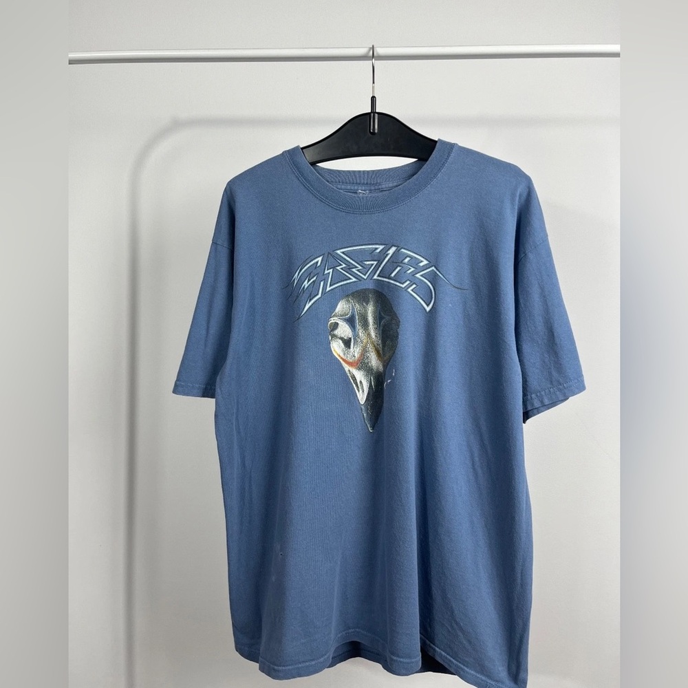Men's Graphic Crewneck T-Shirt in Slate Blue